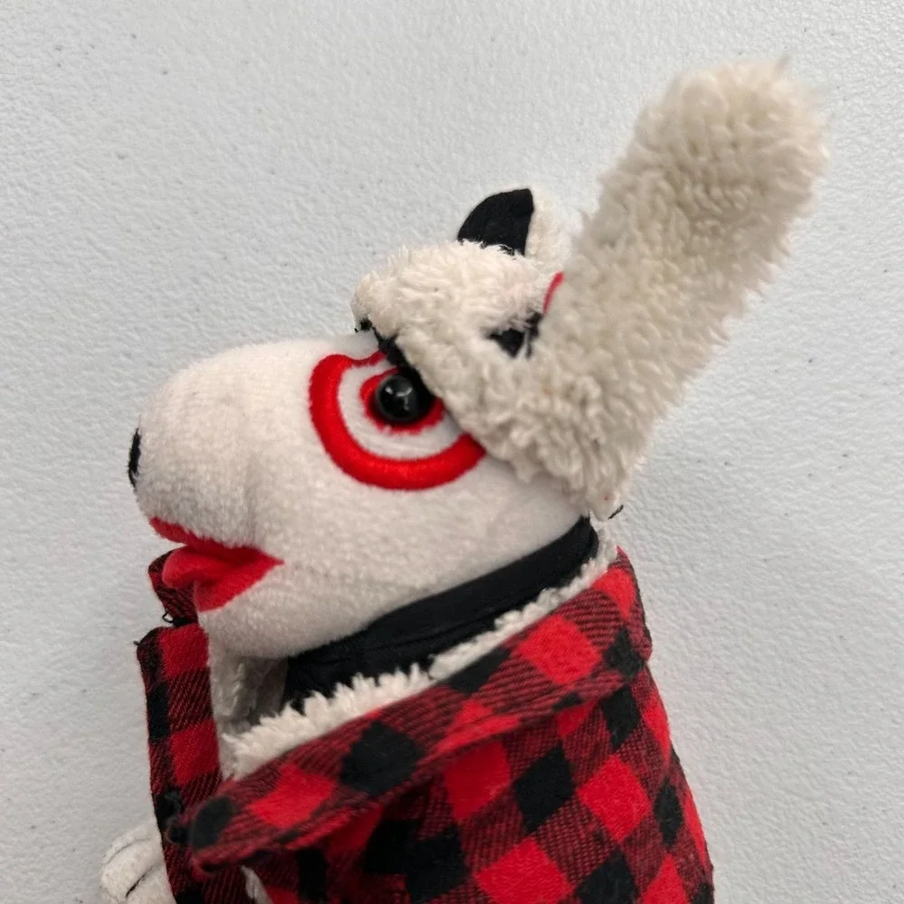 Target Exclusive Plush Bullseye Dog Plaid Jacket & Ear Flap Hat 2021 Lumber Jack